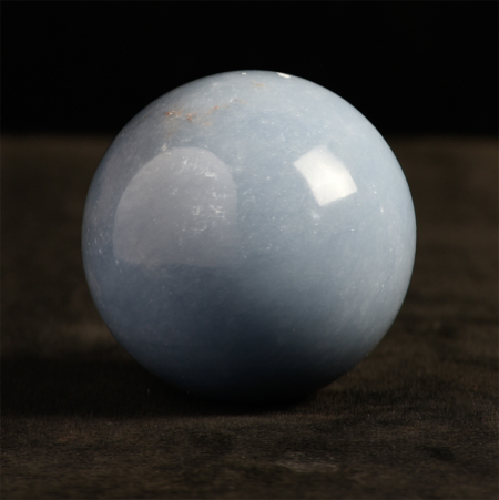 Angelite-Sphere Crystall+shades of blue